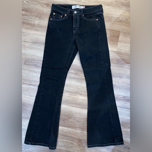 Levi's Denim - Levi's Women's Low Flare Black Jeans